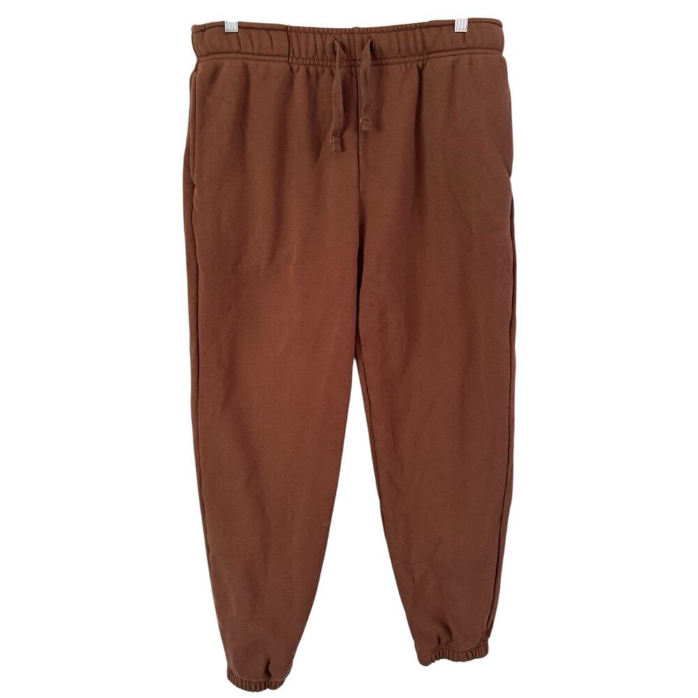 American Giant Women’s Classic Sweatpants Brown Joggers Size Large